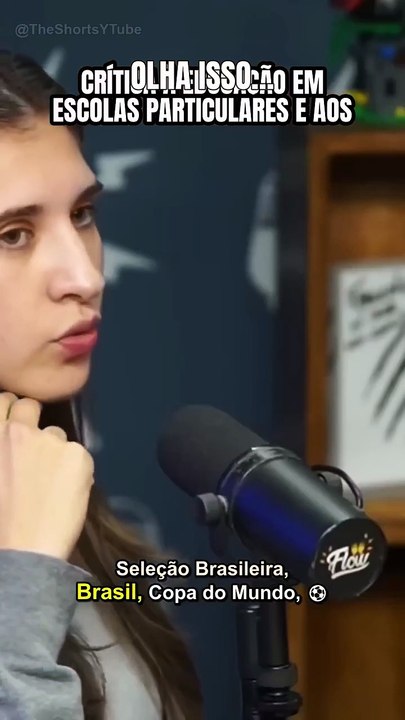 BRASILEIRA: CRÍTICA À EDUCAÇÃO EM ESCOLAS PARTICULARES E AOS POLÍTICOS #Educação #Política #Shorts