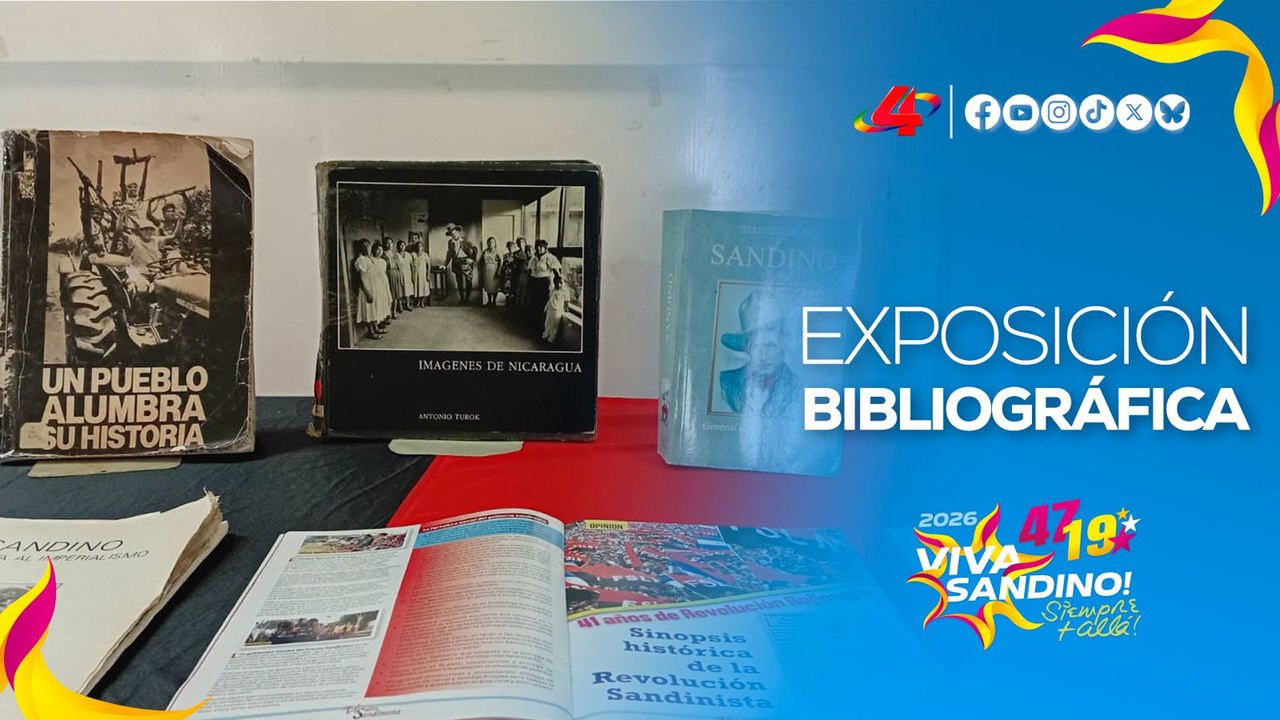 📚 Historia de Nicaragua: Exposición de libros conmemora el triunfo de la revolución