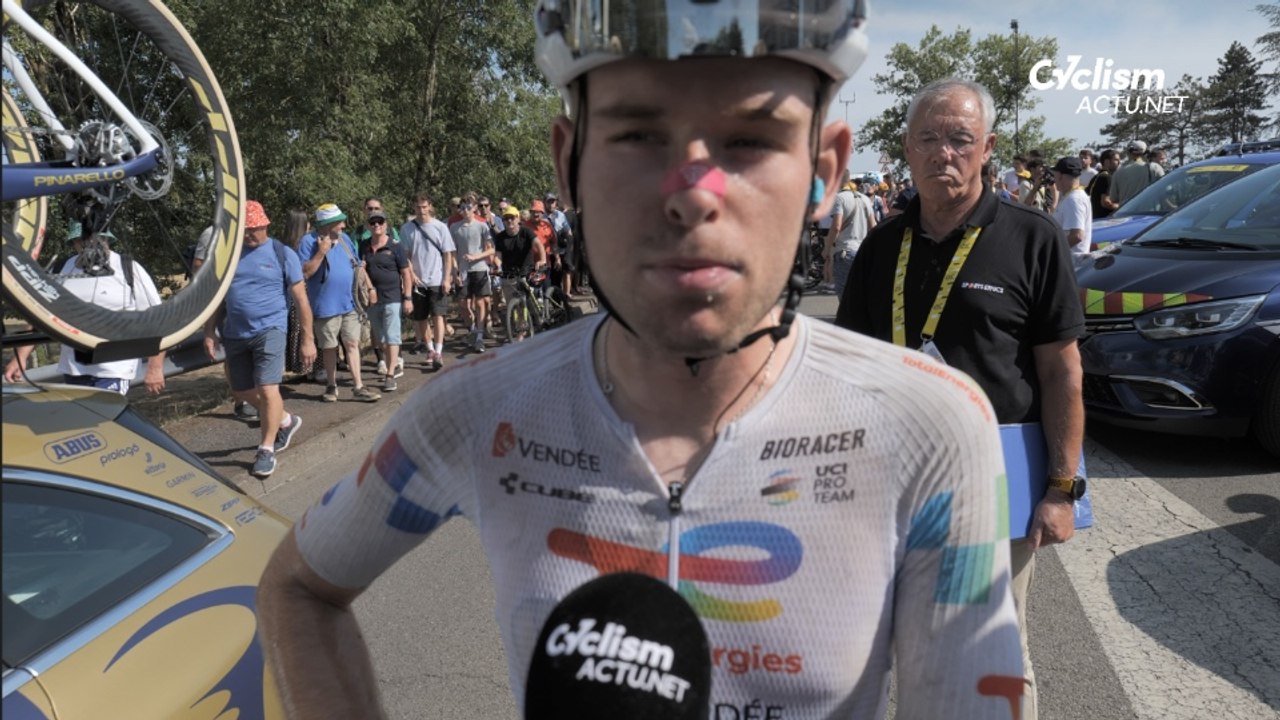 Tour de France 2026 - Mathis Le Berre : "Une journée de dingue, Mathieu van der Poel qui attaque c'était improbable..."