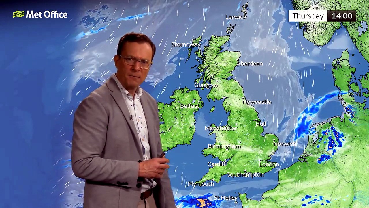 Met Office Wednesday Evening Weather Forecast 15/07/2026