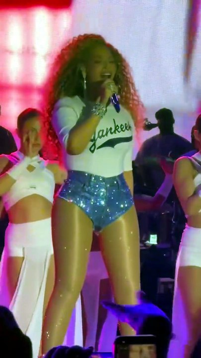 Beyoncé au concert de Jay-Z