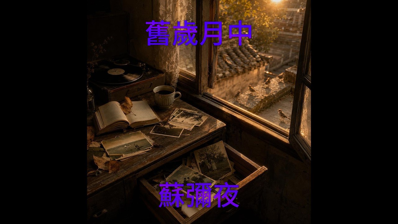 蘇彌夜-舊歲月中『不用去追那些錯過的月臺遺憾本身也是一種留白在慢下來的這一分鐘裡我終於抱住了過去的自己』#蘇彌夜 #舊歲月中【動態歌詞/Lyrics Video】
