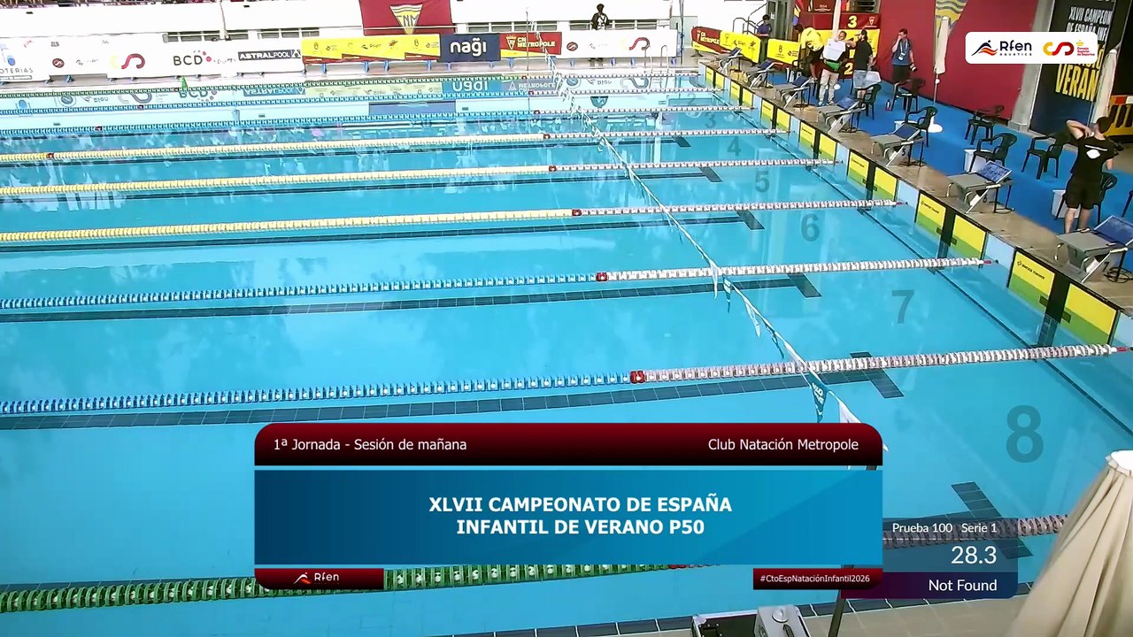 XLVII Cto de España Infantil de Natación - Jueves mañana