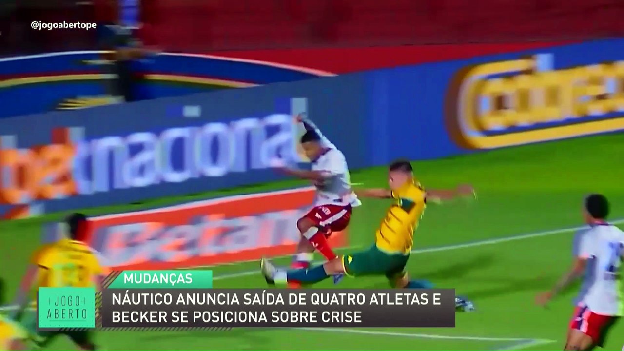 Náutico anuncia saída de quatro atletas e Becker se posiciona sobre crise