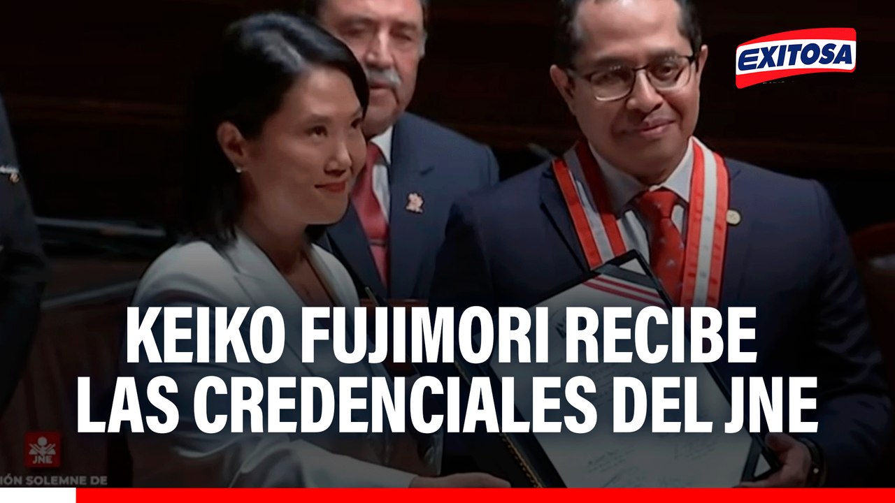 Keiko Fujimori recibe las credenciales del JNE como presidenta electa del Perú
