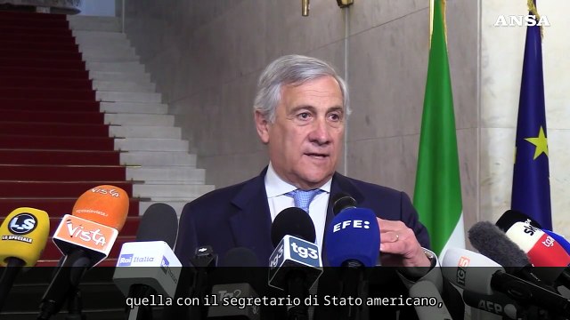 Tajani: 'Rubio ha detto che Usa aspettano la risposta dell'Iran'