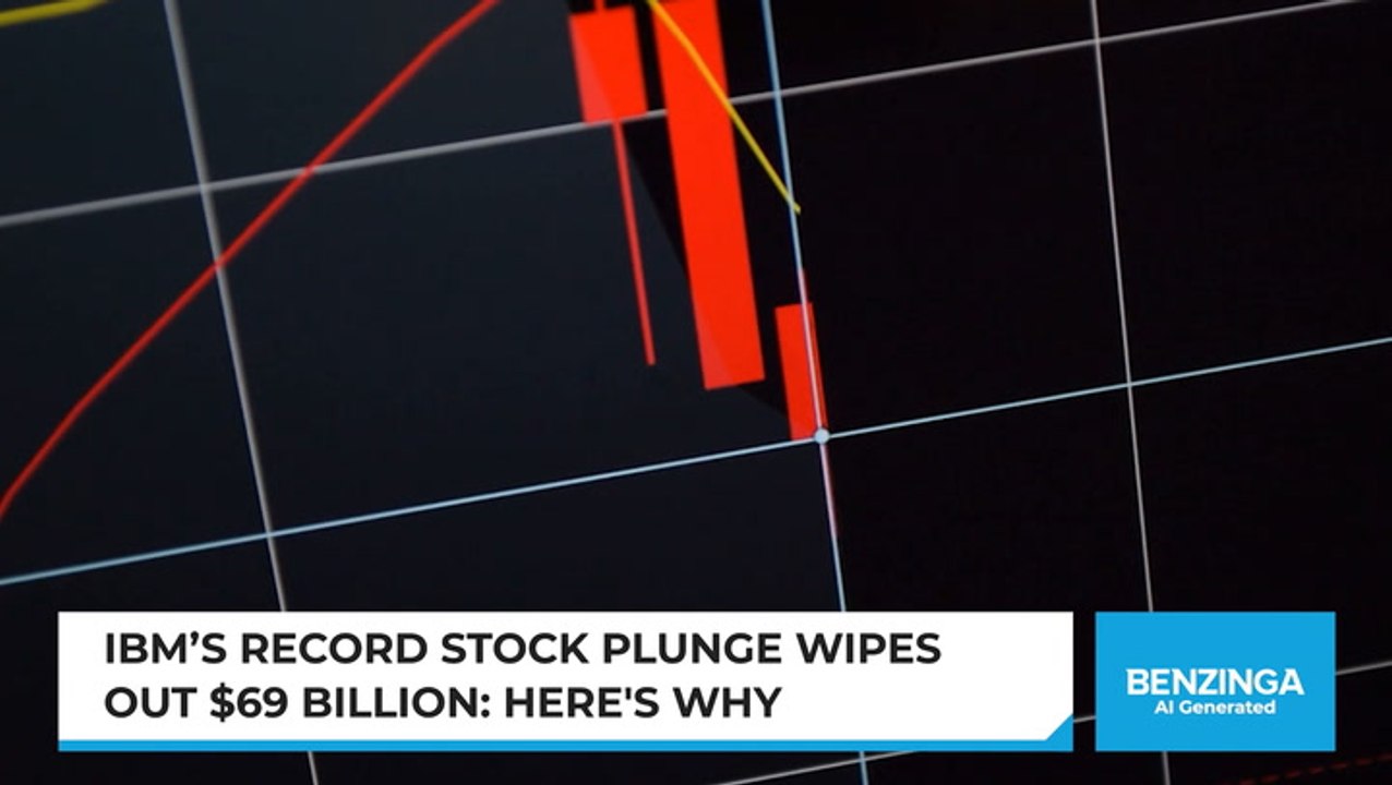 IBM's Historic Stock Plunge