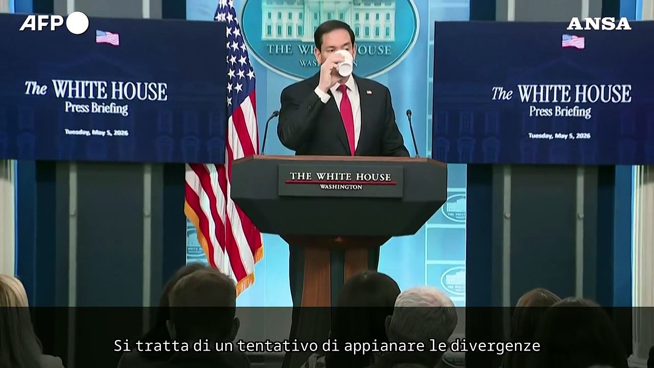 Rubio: "La visita dal Papa pianificata prima"