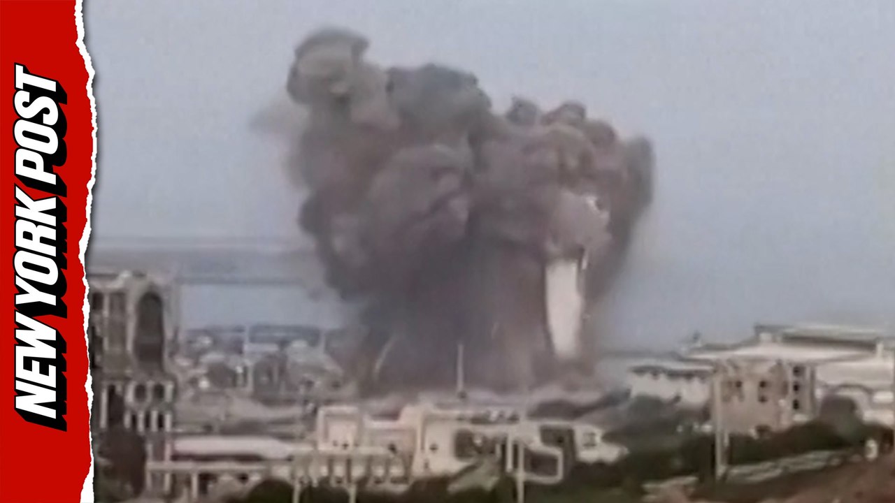 Loud blast heard as massive smoke billows from...