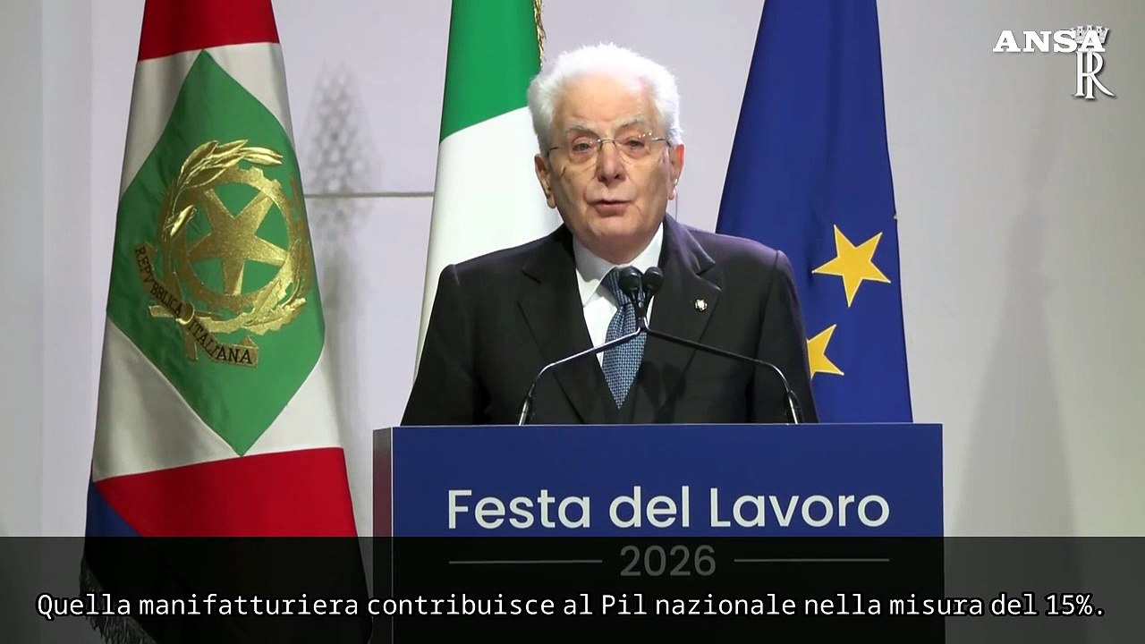 Mattarella: "Morti sul lavoro sono un tributo inaccettabile"