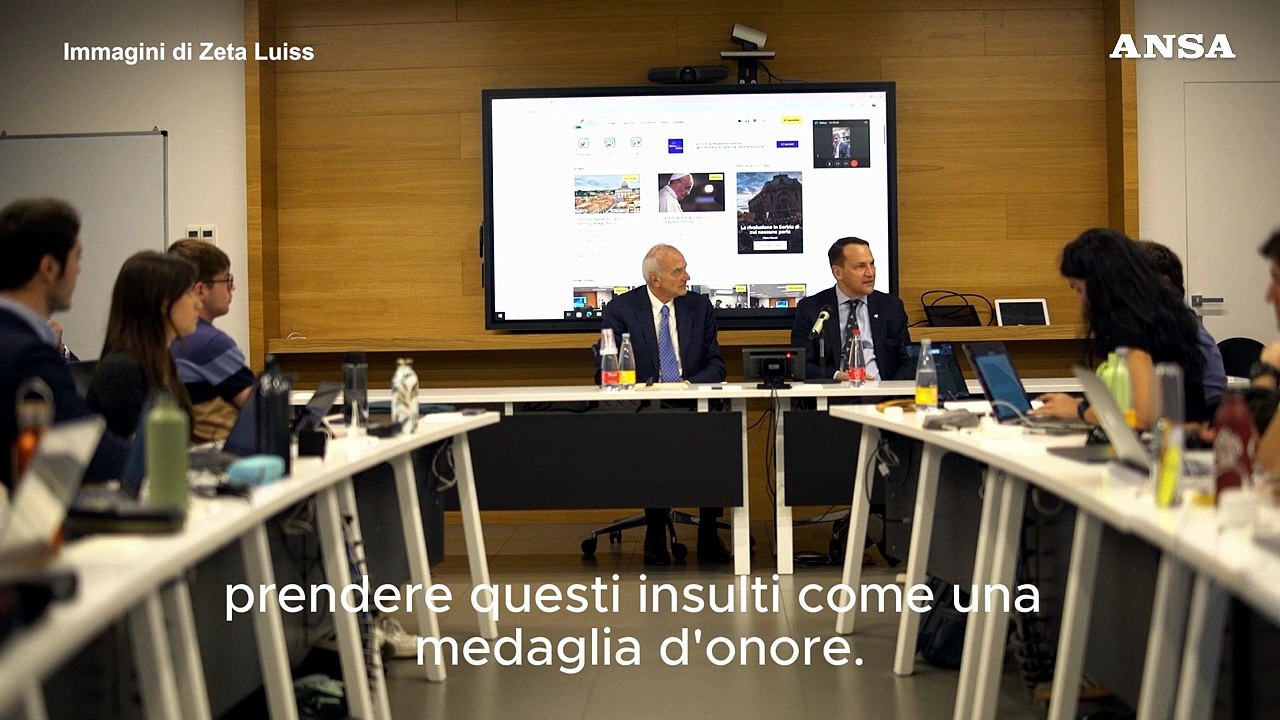 Insulti a Meloni, Sikorski: "Solovyov e' un propagandista goebelliano"