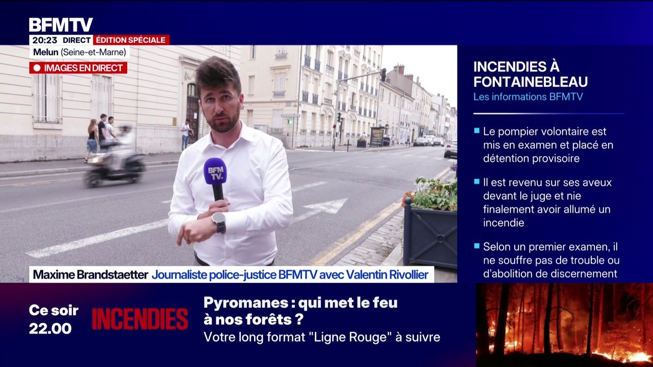 Incendies à Fontainebleau: le pompier volontaire qui avait avoué être à l'origine d'un départ de feu revient sur ses aveux, un examen psychiatrique effectué nie tout trouble psychologique