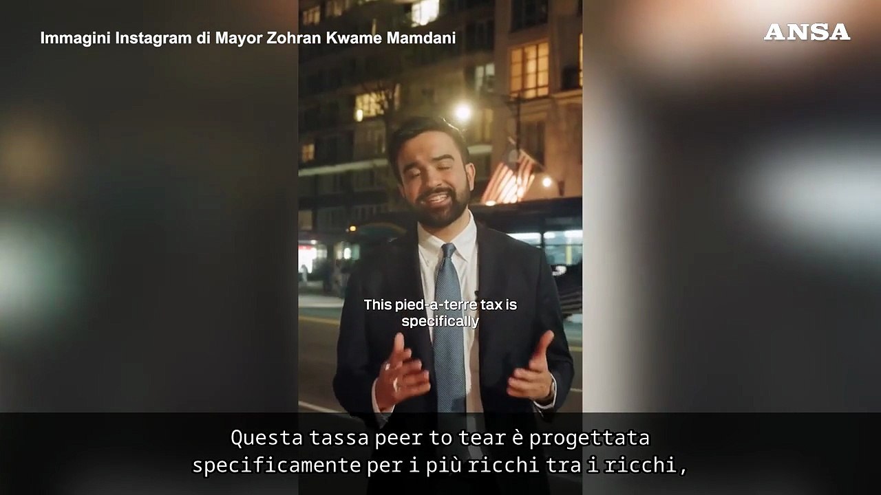New York, Mamdani annuncia la tassa sulla seconda casa per i super ricchi
