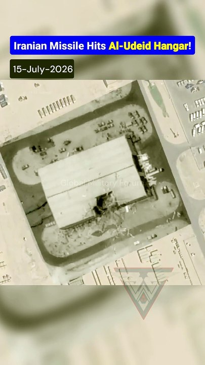 Satellite Reveals Qatar Base Damage