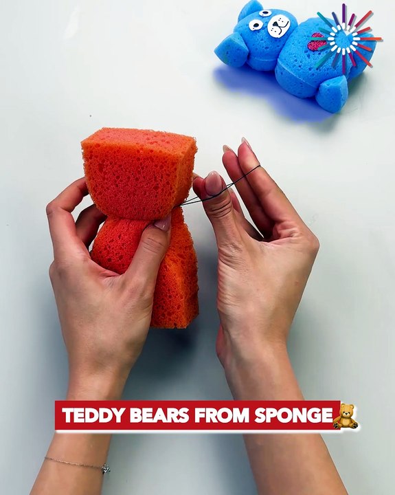 Get your teddy bear from sponge🧸