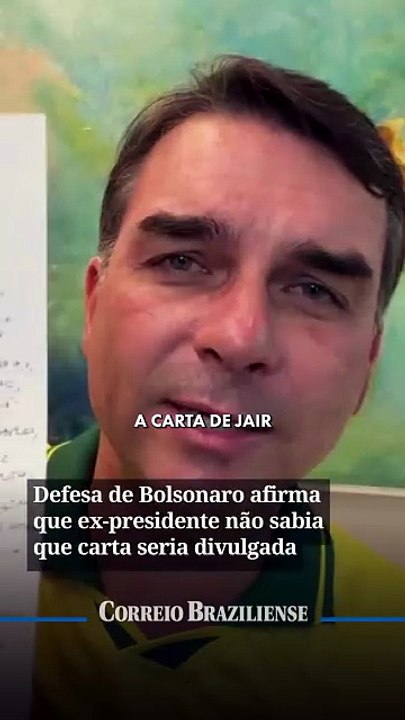 Defesa de Bolsonaro afirma que ex-presidente não sabia que carta seria divulgada