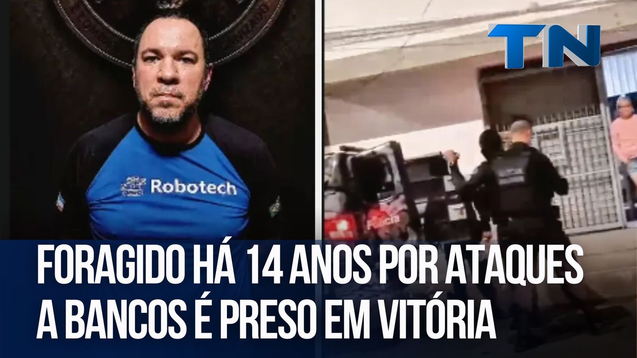 Foragido há 14 anos por ataques a bancos é preso em Vitória