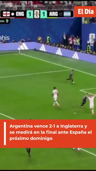 Argentina y su estandarte Messi vuelven a la final del Mundial al derrotar Inglaterra 2-1