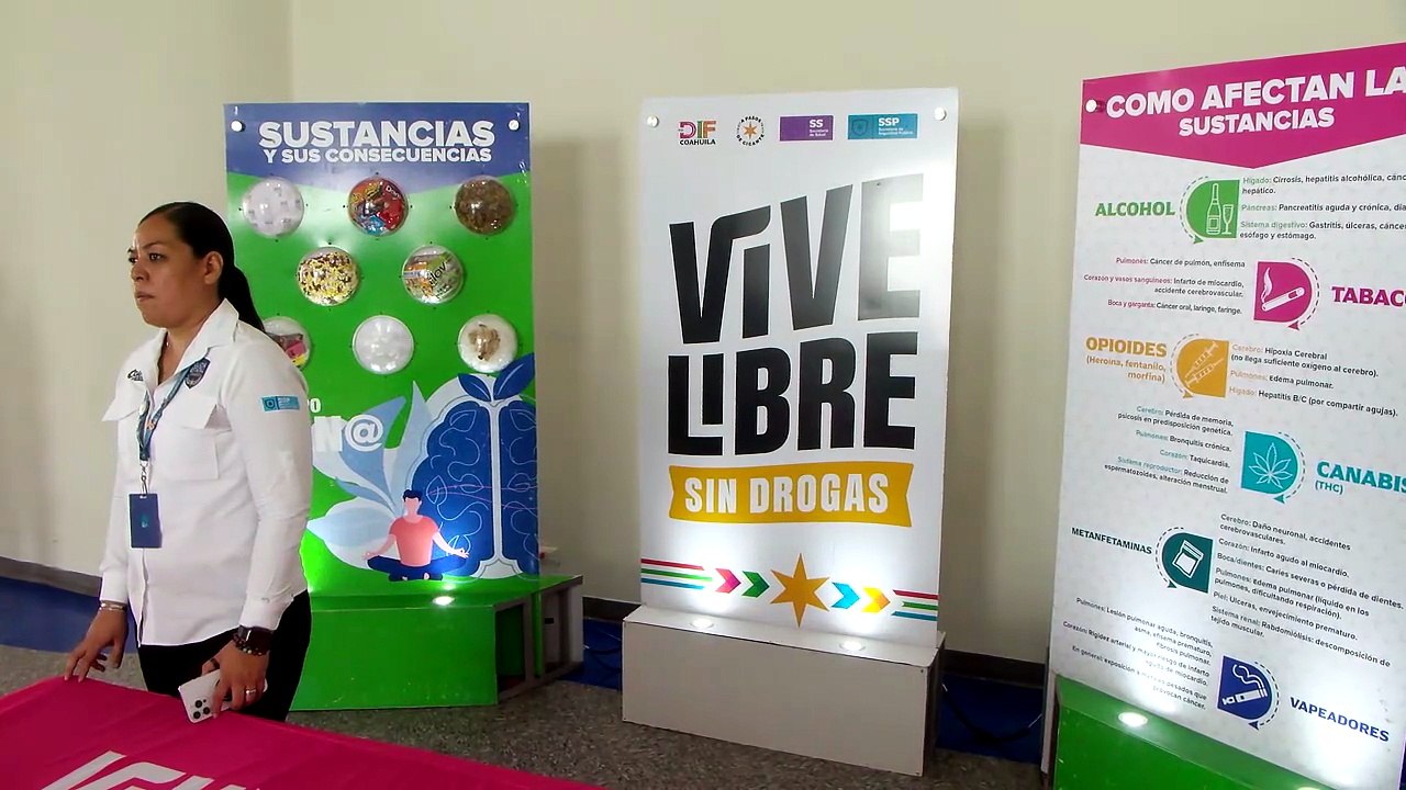La Secretaría de Seguridad Pública de Coahuila y la Fiscalía General del Estado reforzaron las acciones de prevención entre la población estudiantil