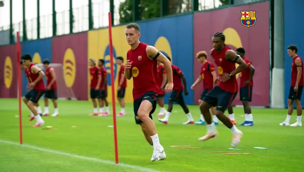 El Barça completa la primera doble sesión de trabajo de la pretemporada 2026/27