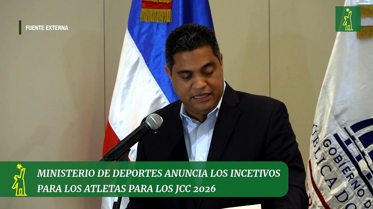 MINISTERIO DE DEPORTES ANUNCIA LOS INCETIVOS PARA LOS ATLETAS PARA LOS JCC 2026
