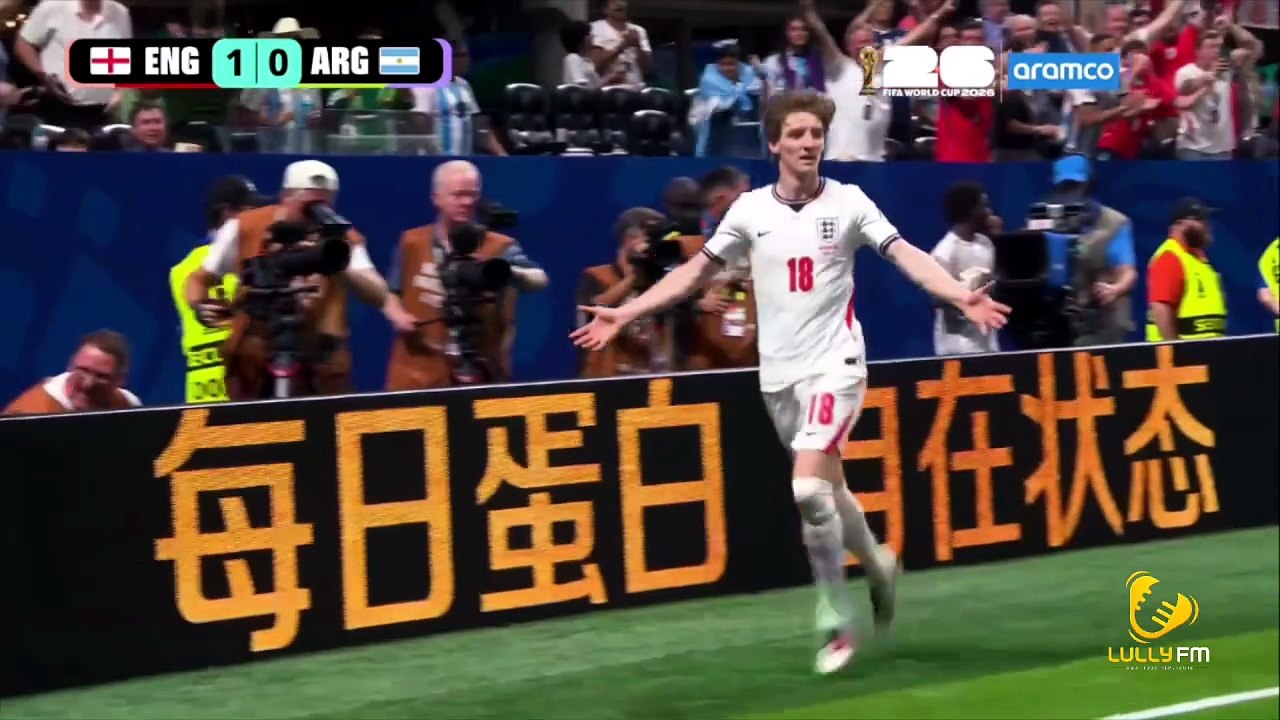 Inglaterra 1 x 2 Argentina Copa do Mundo 2026