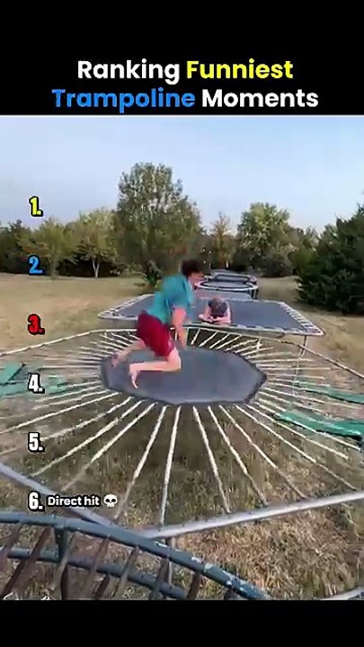 Ranking Funniest Trampoline Moments 😂#funny#funnyshorts#shorts