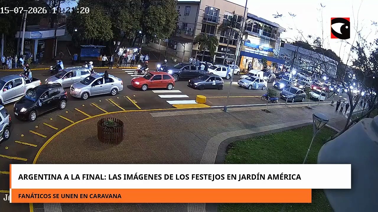 ARGENTINA A LA FINAL_ LAS IMÁGENES DE LOS FESTEJOS EN JARDÍN AMÉRICA