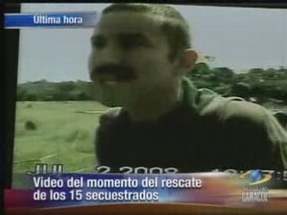 Ingrid Betancourt Liberation  otages helicoptere farc