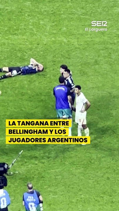 La tangana entre Bellingham y los jugadores de Argentina