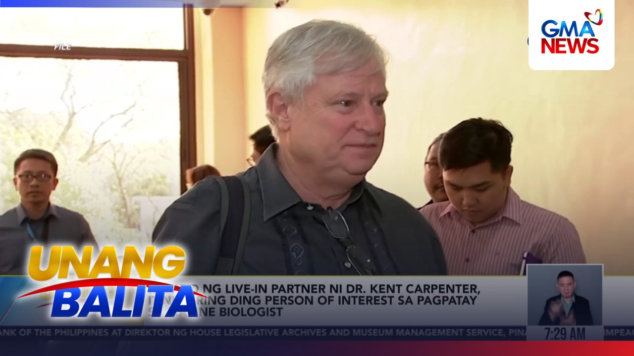 Pinay na live-in partner ng pinatay na American marine biologist, itinuturing na person of interest sa krimen | Unang Balita