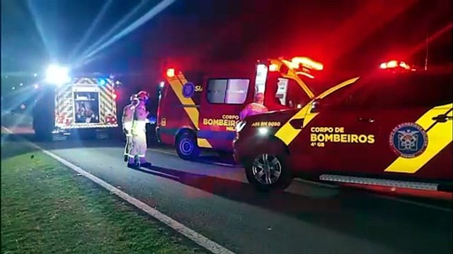 Catadora de recicláveis é atropelada por caminhão na marginal da BR-277