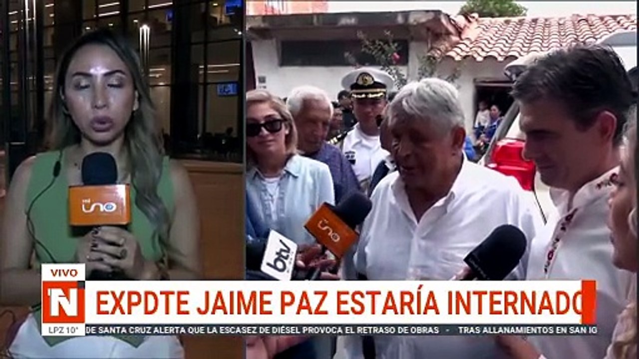 EXPDTE JAIME PAZ ESTARÍA INTERNADO