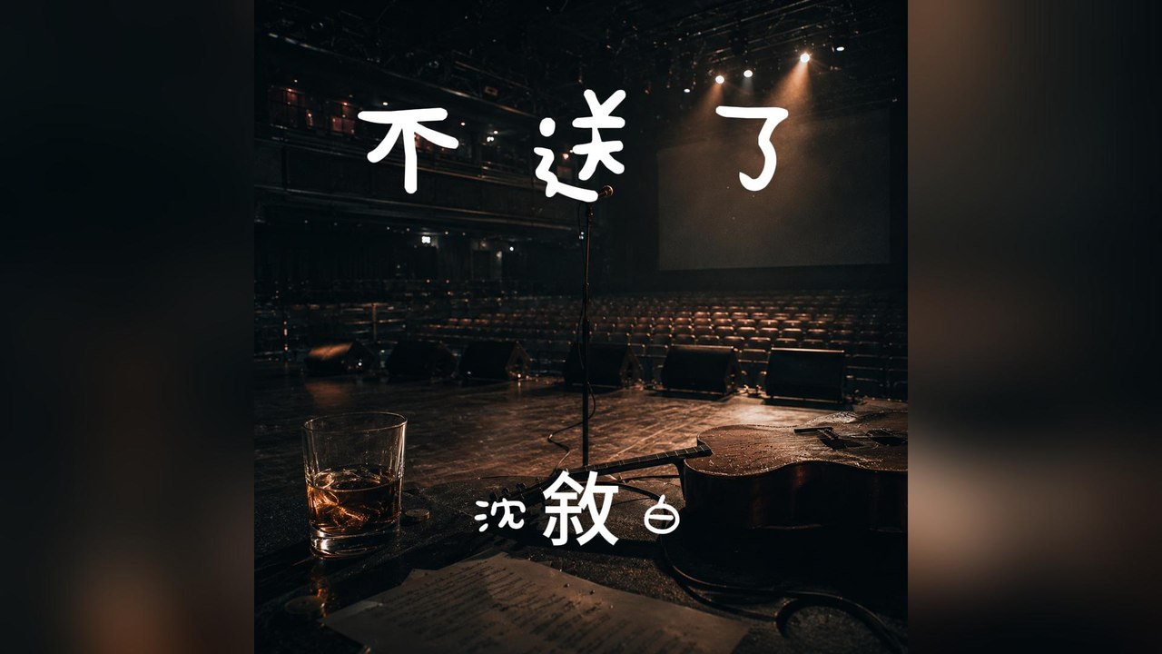 沈敘白-不送了『回憶在慢速地被重組舊吉他蒙上淺淺灰土我們曾在這節拍裡起舞現在只剩樂器在嗚咽痛哭』#沈敘白 #不送了【動態歌詞/Lyrics Video】