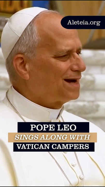 The Holy Father Sings Along