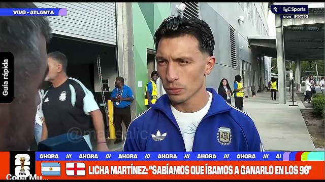Lisandro Martínez contó por qué sacaron la bandera de Malvinas