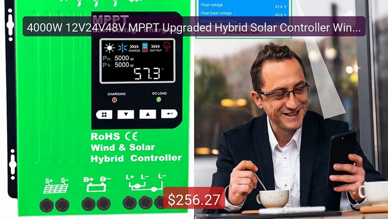 4000W 12V24V48V MPPT Upgraded Hybrid Solar Controller Wind Tur... -- Hot Deal 2026 | Limited Offer!