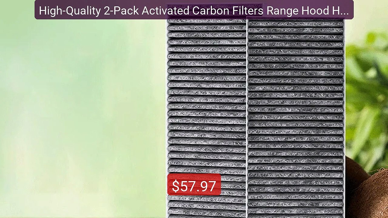 High-Quality 2-Pack Activated Carbon Filters Range Hood HEP... -- Top Pick 2026 | Unbeatable Price!