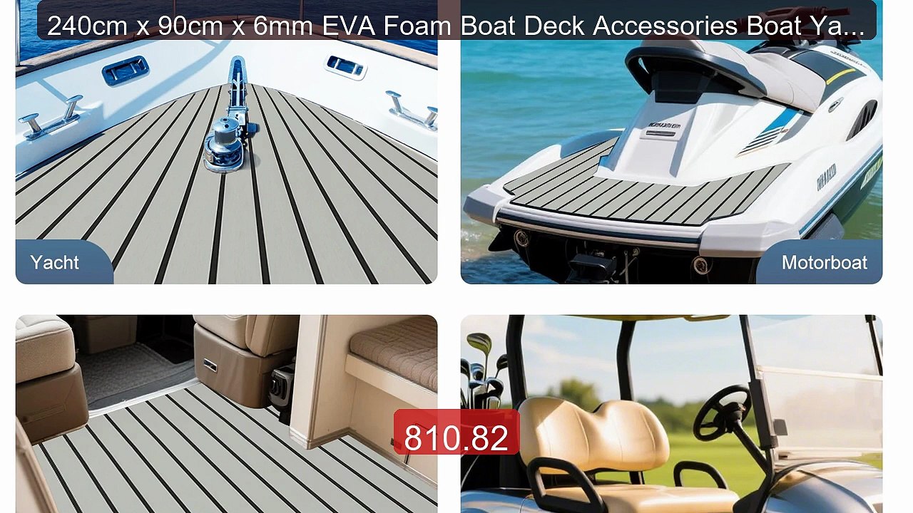 240cm x 90cm x 6mm EVA Foam Boat Deck Accessories Boat Yacht M... -- Hot Deal 2026 | Limited Offer!