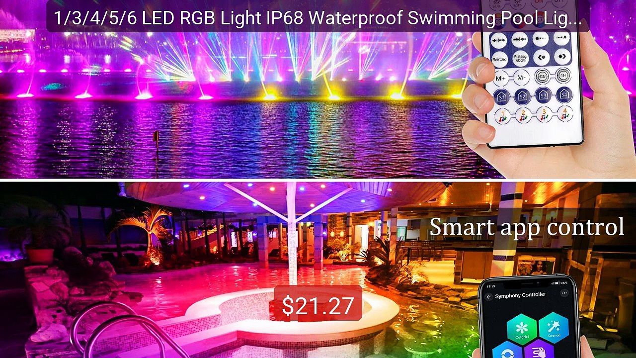 1/3/4/5/6 LED RGB Light IP68 Waterproof Swimming Pool Light Underwa... -- Top Rated 2026 | Buy Now!