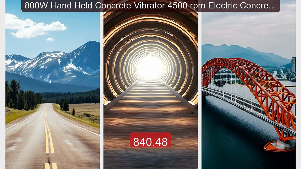 800W Hand Held Concrete Vibrator 4500 rpm Electric Concrete V... -- Amazing Value 2026 | Must Have!