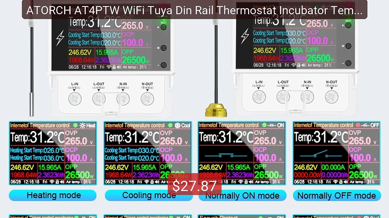 ATORCH AT4PTW WiFi Tuya Din Rail Thermostat Incubator Temperature ... -- Best Deal 2026 | Shop Now!