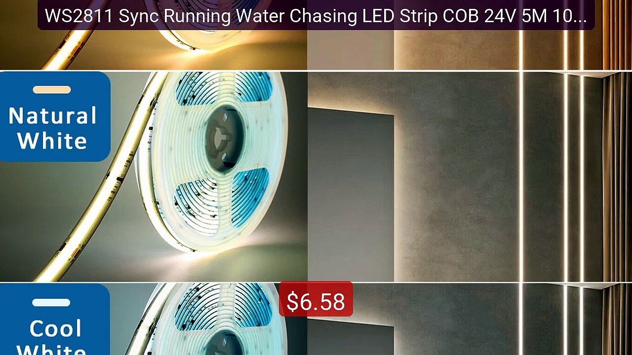 WS2811 Sync Running Water Chasing LED Strip COB 24V 5M 10M 20... -- Amazing Value 2026 | Must Have!