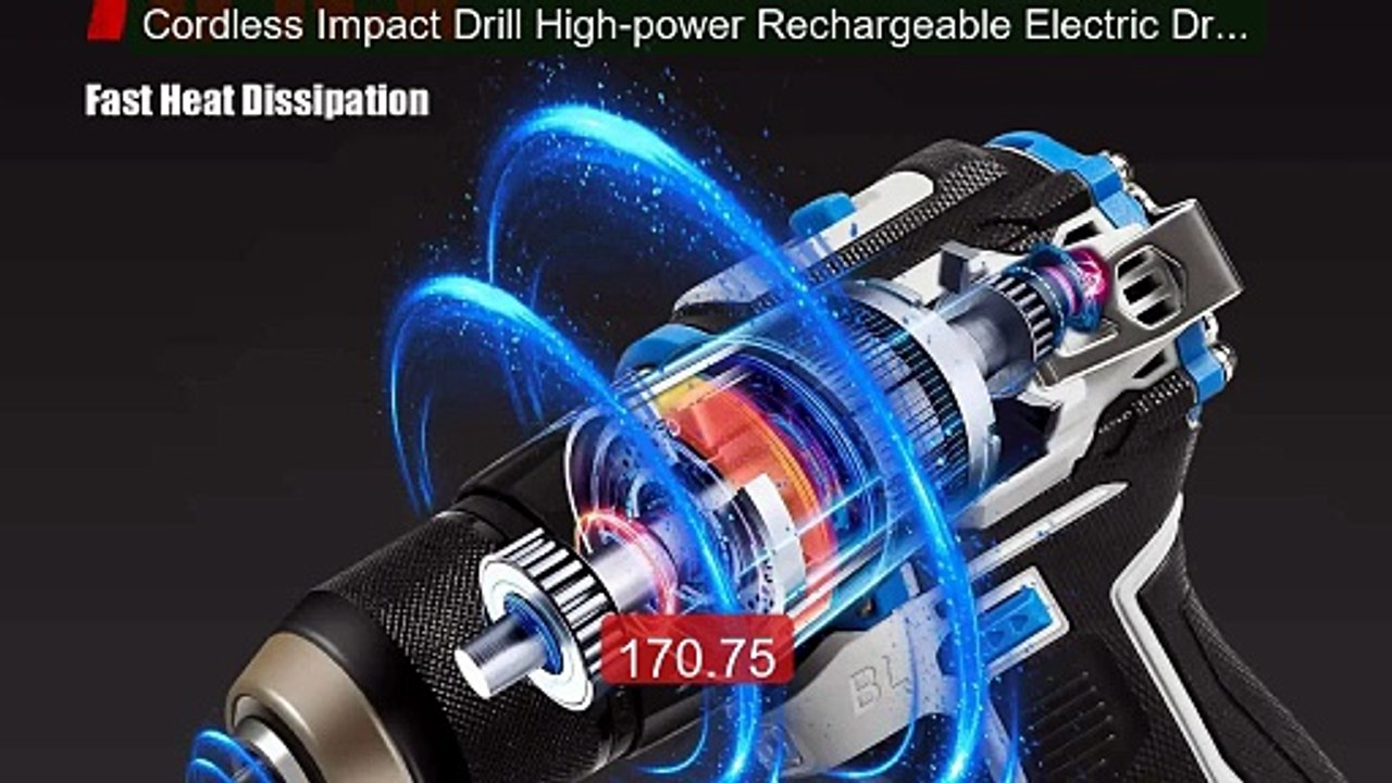 Cordless Impact Drill High-power Rechargeable Electric Drill ... -- Amazing Value 2026 | Must Have!