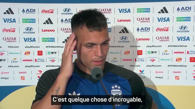 Argentine - Lautaro Martinez ému après la qualification : "Je vais essayer de ne pas pleurer"