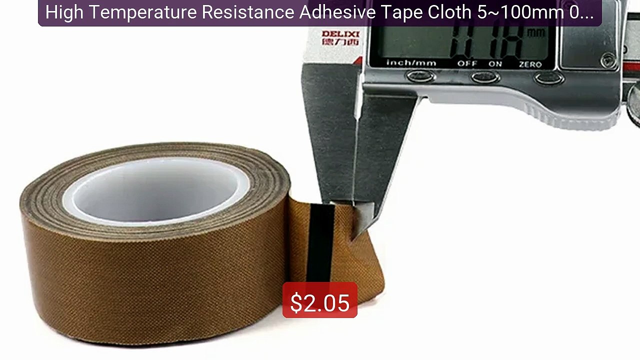 High Temperature Resistance Adhesive Tape Cloth 5~100mm 0.13mm 0.18... -- Top Rated 2026 | Buy Now!