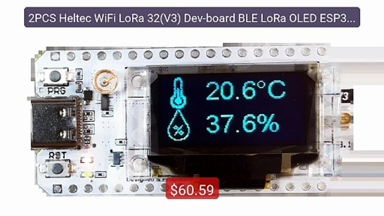 2PCS Heltec WiFi LoRa 32(V3) Dev-board BLE LoRa OLED ESP32-S3F... -- Best Buy 2026 | Great Quality!