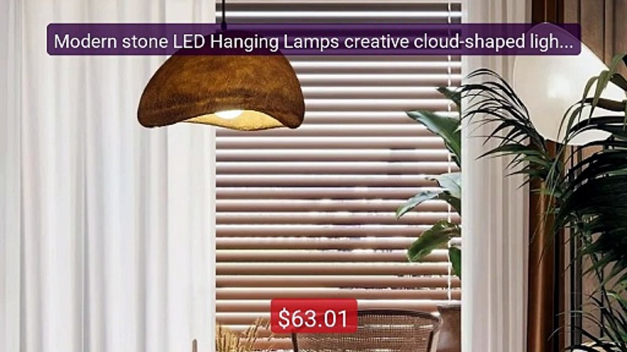 Modern stone LED Hanging Lamps creative cloud-shaped lights S... -- Amazing Value 2026 | Must Have!