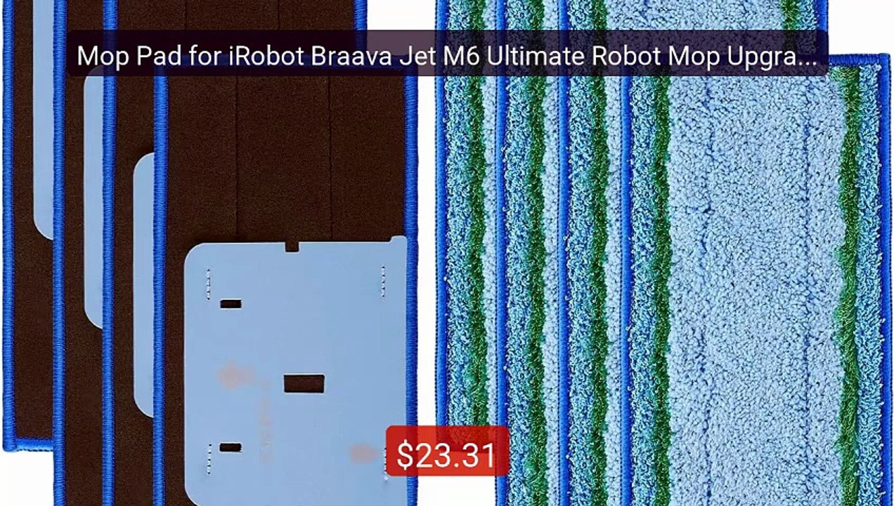 Mop Pad for iRobot Braava Jet M6 Ultimate Robot Mop Upgrade... -- Top Pick 2026 | Unbeatable Price!