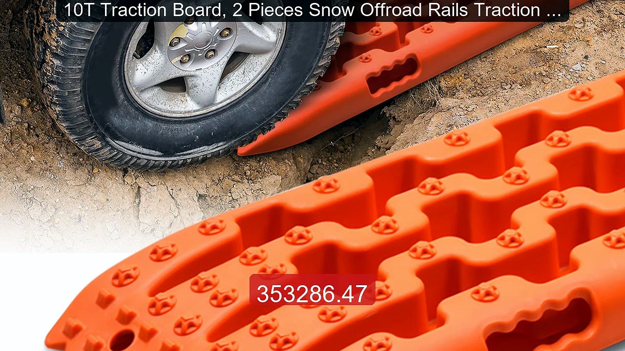 10T Traction Board, 2 Pieces Snow Offroad Rails Traction Aid Car Of... -- Top Rated 2026 | Buy Now!